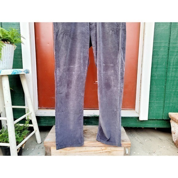 HP Calvin Klein Micro Corduroy, Slim Fit, Front Insert Pockets Men's Pants - Picture 4 of 11